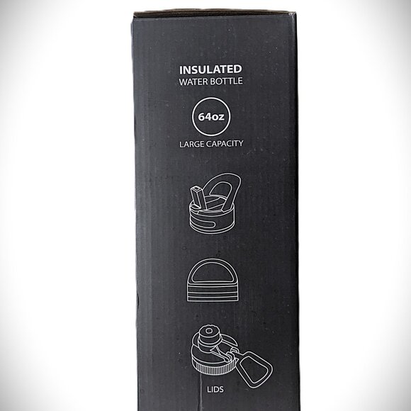 Insulated 64oz Water Bottle NWT - Picture 3 of 9